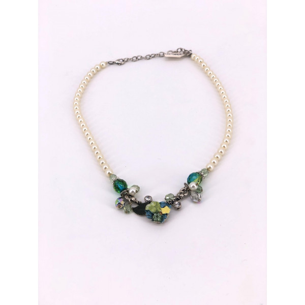 Halskette 3985-50 wei&szlig; one size
