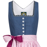 Dinrdl Thiersee blau 42 Tracht 80% Baumwolle, 20% Polyester
